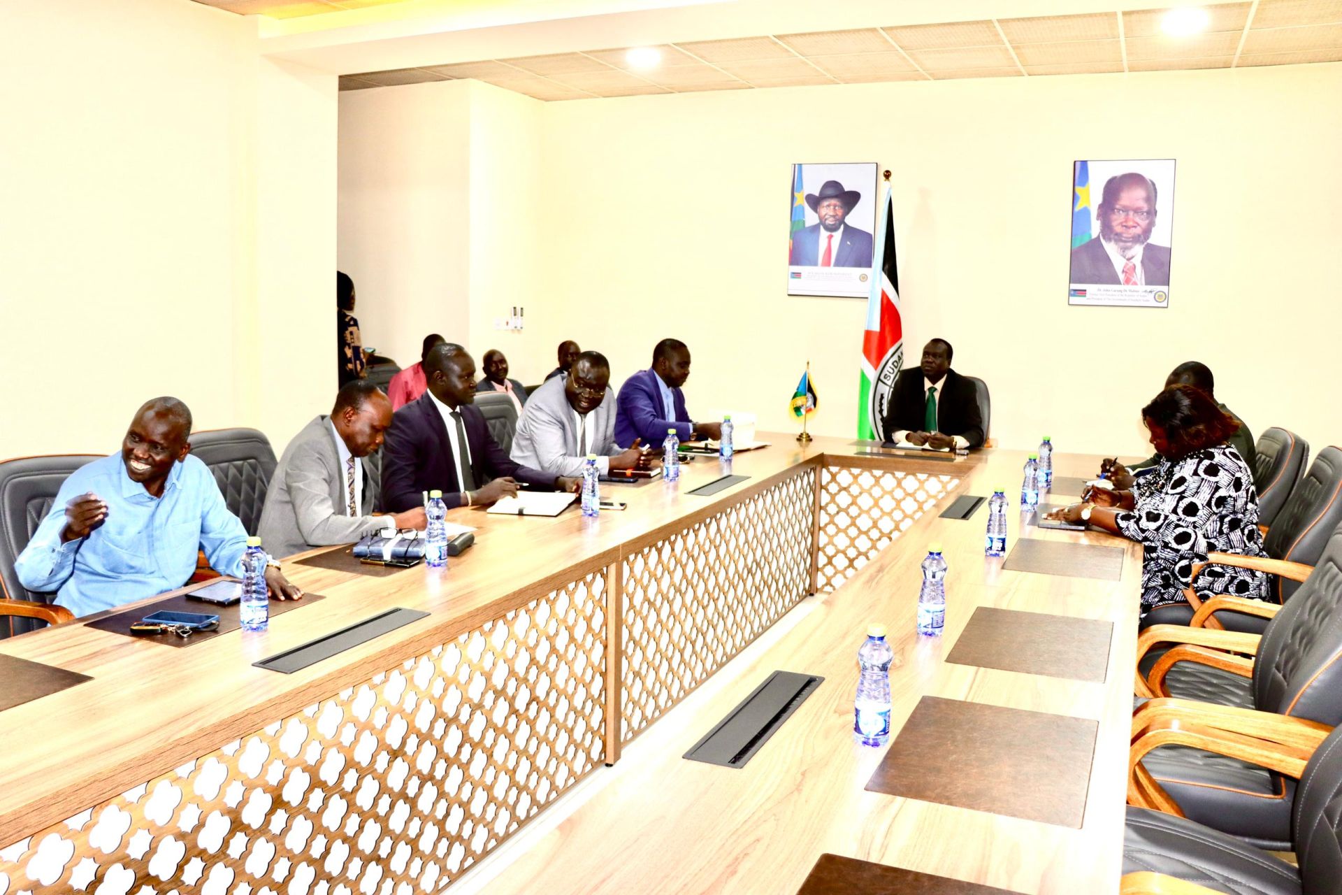 SPLM SG Hosts Delegation From the National Social Insurance Fund (NSIF)