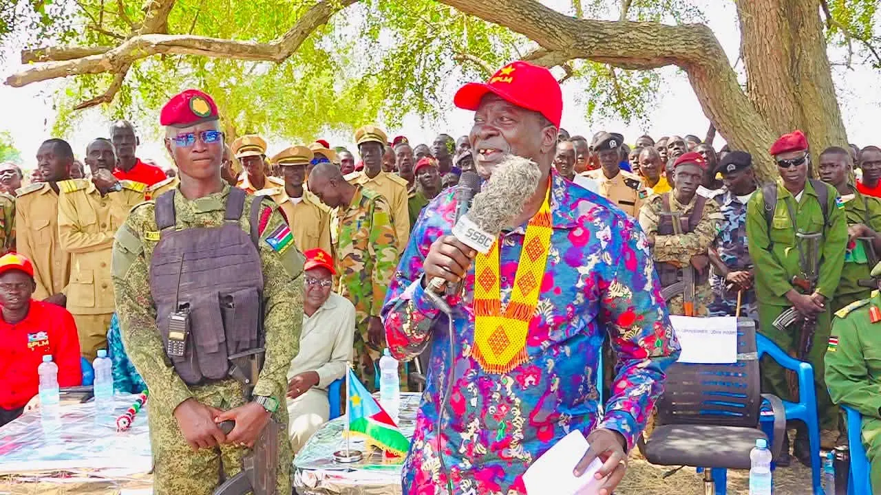 Upper Nile State SPLM Chairperson and Governor James Koang Reaffirms Electoral Readiness and Community Unity During Longechuk Visit