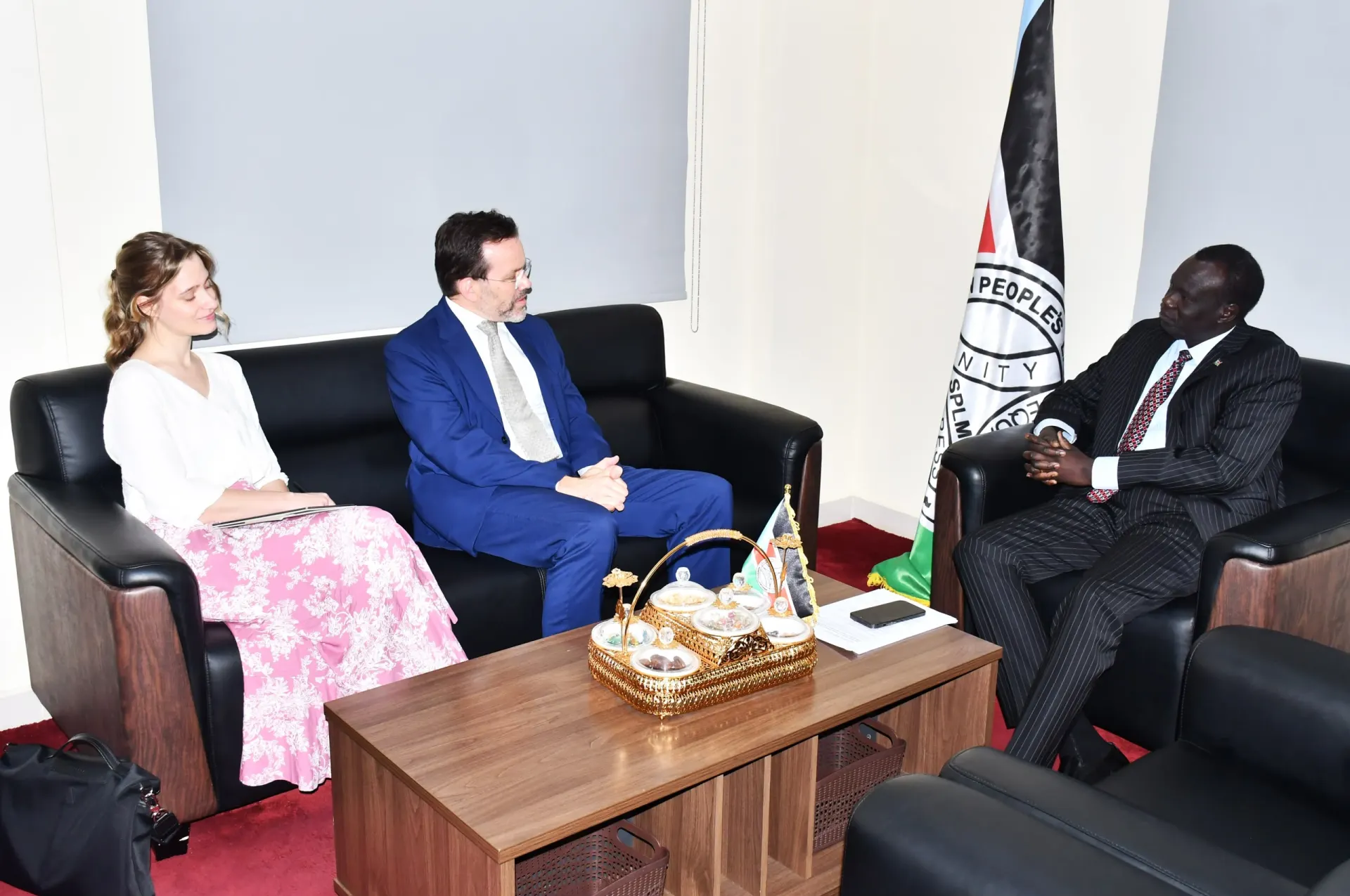 SPLM SG RECIEVED GERMAN AMBASSADOR, DISCUSS DEMOCRACY AND THE PATH TO CREDIBLE ELECTIONS