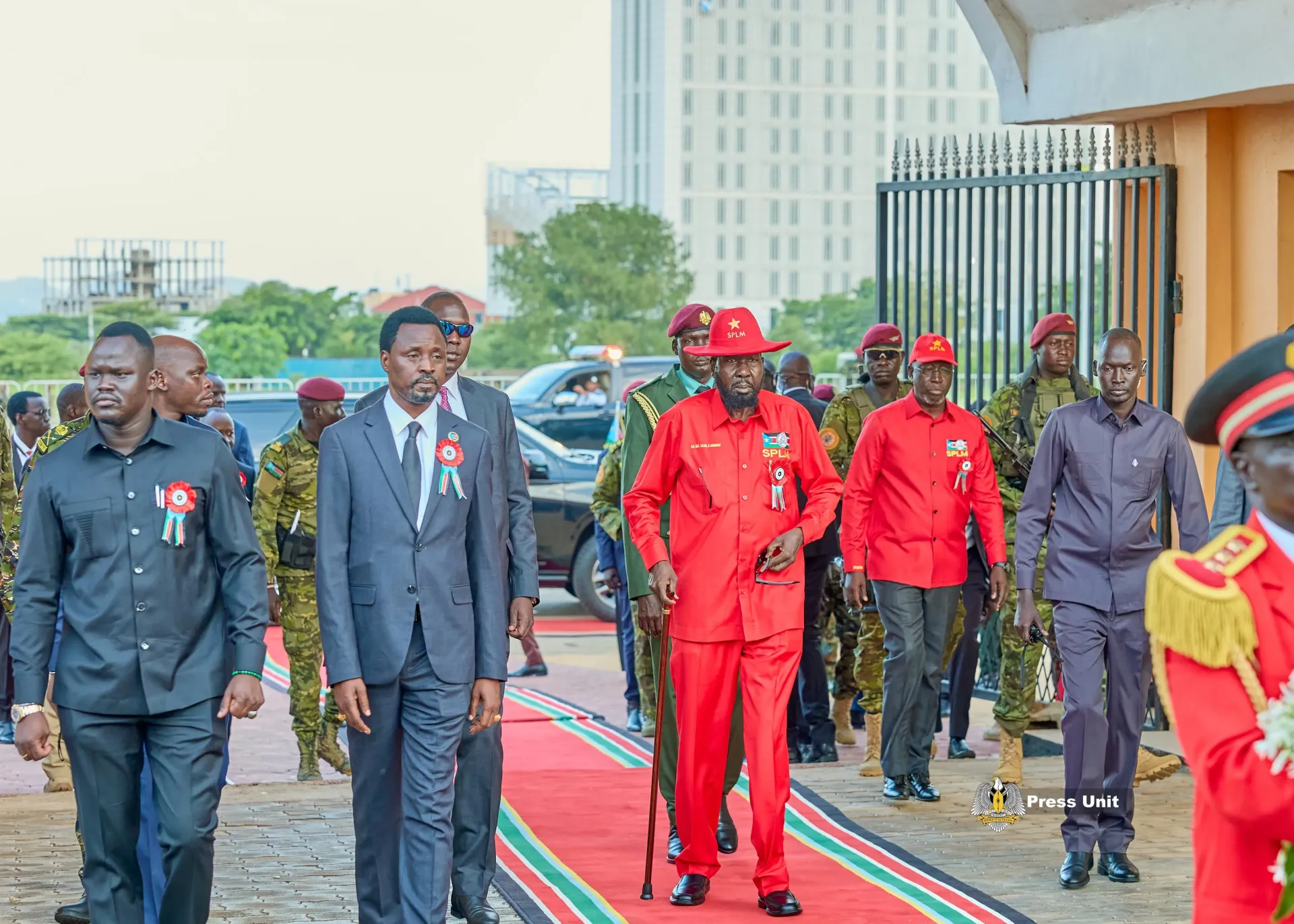 President Kiir Pledges Peace As AU Envoys Call For Stability Ahead Of December Polls